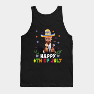 Biden Happy 4th of July Cinco De Mayo Tank Top